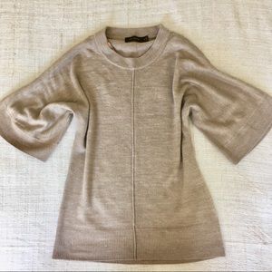 Closet Closing!! Limited Poncho style sweater tan
